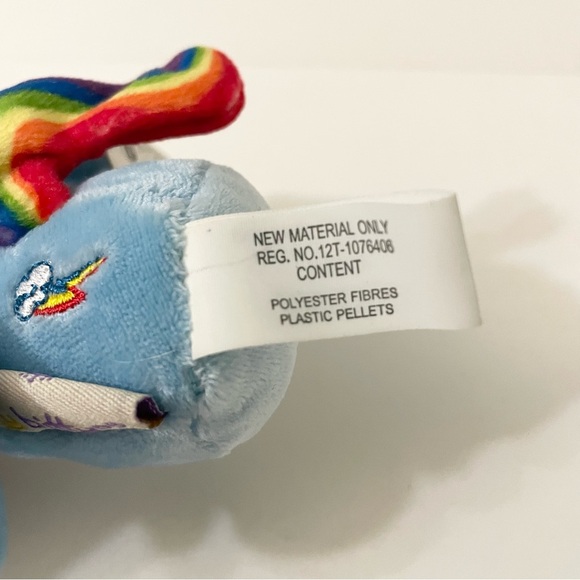 Hallmark Itty Bittys Rainbow Dash My Little Pony 5” Plush Stuffed Toy Hasbro - Picture 8 of 12